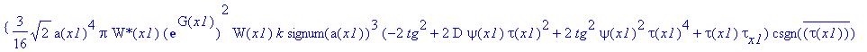 PIECEWISE([3/16*2^(1/2)*a(x1)^4*Pi*`W*`(x1)*exp(G(x1))^2*W(x1)*k*signum(a(x1))^3*(-2*tg^2+2*D*psi(x1)*tau(x1)^2+2*tg^2*psi(x1)^2*tau(x1)^4+tau(x1)*tau[x1])*csgn(conjugate(tau(x1)))*tau(x1)^5-1/16*a(x1)...