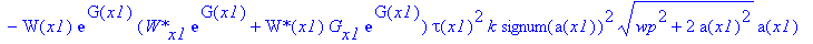 PIECEWISE([3/16*2^(1/2)*a(x1)^4*Pi*`W*`(x1)*exp(G(x1))^2*W(x1)*k*signum(a(x1))^3*(-2*tg^2+2*D*psi(x1)*tau(x1)^2+2*tg^2*psi(x1)^2*tau(x1)^4+tau(x1)*tau[x1])*csgn(conjugate(tau(x1)))*tau(x1)^5-1/16*a(x1)...