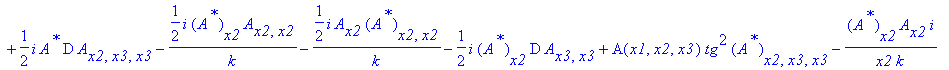 eq54 := 1/2*I/k*A^`*`*A[x2,x2,x2]-A[x2]*tg^2*(A^`*`)[x3,x3]-2/exp(x2^2/wp^2)^2*A^`*`*g*A[x2]+2*I*kappa*A(x1,x2,x3)^2*A^`*`*(A^`*`)[x2]-A^`*`*tg^2*A[x2,x3,x3]+1/2*I/x2/k*A^`*`*A[x2,x2]+1/2*I/x2/k*A(x1,x...