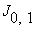 J[0,1]