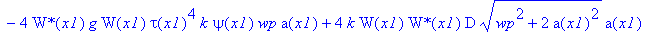 eq67 := -tau(x1)^3*2^(1/2)*exp(2*G(x1))*abs(a(x1))^3*Pi*csgn(conjugate(tau(x1)))*(-tau(x1)^2*k*W(x1)^2*`W*`(x1)^2*kappa*exp(2*G(x1))*a(x1)*(wp^2+2*a(x1)^2)^(1/2)+6*tau(x1)^3*k*`W*`(x1)*W(x1)*psi(x1)*ta...