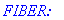 `FIBER:`