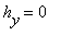 h[y] = 0