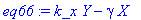 eq66 := k_x*Y-gamma*X