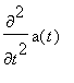 diff(a(t),`$`(t,2))