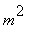 m^2