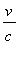 v/c