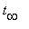 t[infinity]