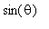 sin(theta)