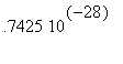 .7425*10^(-28)