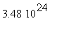 3.48*10^24