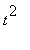 t^2