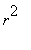 r^2