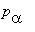 p[alpha]