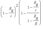 (1-R[g]/r)^2*(1-(1-R[g]/r)/(1-R[g]/R))