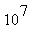 10^7