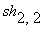 sh[2,2]