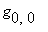 g[0,0]