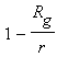 1-R[g]/r
