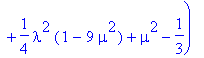 f2 := gamma = 1/2*(1+q+q^2)*ln((lambda^2-1)/(lambda...