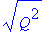 sqrt(Q^2)