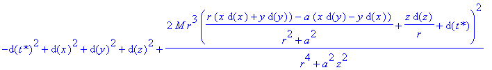 ks_le := d(s)^2 = -d(`t*`)^2+d(x)^2+d(y)^2+d(z)^2+2...