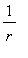 1/r