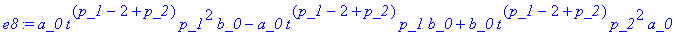 e8 := a_0*t^(p_1-2+p_2)*p_1^2*b_0-a_0*t^(p_1-2+p_2)...