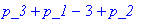 p_3+p_1-3+p_2