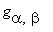 g[alpha,beta]