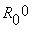 R[0]^0