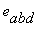 e[abd]