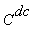 C^dc