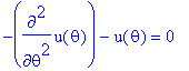 -diff(u(theta),`$`(theta,2))-u(theta) = 0