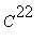 C^22