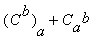 (C^b)[a]+C[a]^b