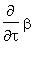 diff(beta,tau)