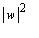 abs(w)^2