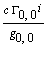 c*Gamma[0,0]^i/g[0,0]