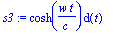 s3 := cosh(w*t/c)*d(t)