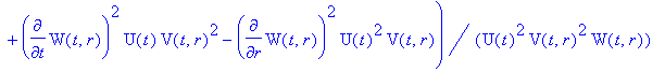 ` G44` = -1/4*sin(theta)^2*(-2*diff(W(t,r),`$`(t,2)...
