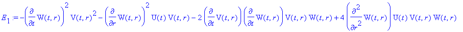 E[1] := -diff(W(t,r),t)^2*V(t,r)^2-diff(W(t,r),r)^2...