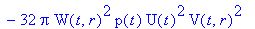 E[5] := -2*diff(W(t,r),`$`(t,2))*U(t)*V(t,r)^2*W(t,...