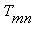 T[mn]