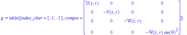 g := TABLE([index_char = [-1, -1], compts = matrix(...