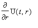 diff(U(t,r),r)