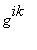 g^ik