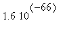 1.6*10^(-66)