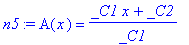 n5 := A(x) = (_C1*x+_C2)/_C1