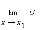 limit(U,x = x[1])